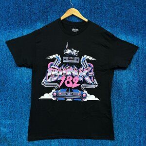 Blink-182 Motor City Rock Show Poster Pop Punk Band Tee L